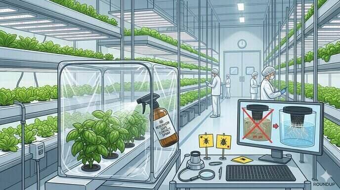 Integrated Pest Management (IPM) Checklist for Commercial Indoor Hydroponic Farms