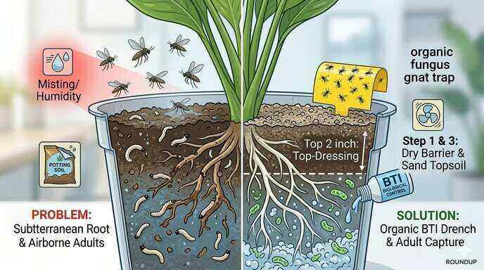 Why Do Indoor Plants Get Fungus Gnats (And How to Clean Your Soil)