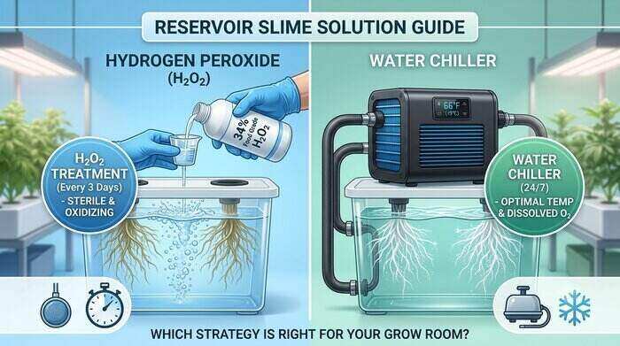 Hydrogen Peroxide vs Water Chiller for Reservoir Slime