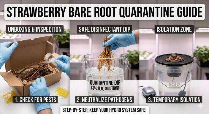 Step-by-Step Guide to Quarantining Mail-Order Strawberry Bare Roots