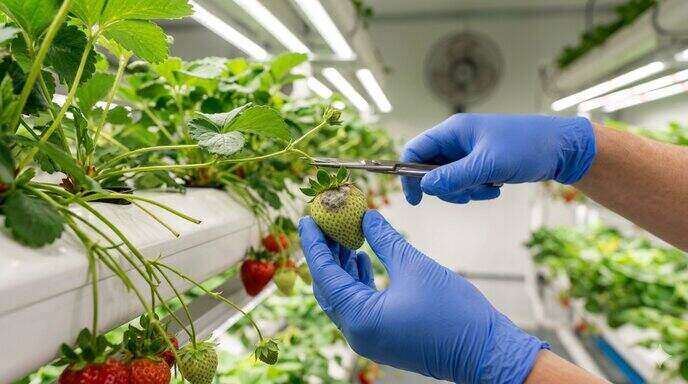 Why Indoor Hydroponic Strawberries Get Moldy Before They Ripen